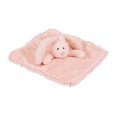 Babies pale pink bunny soother